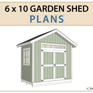 6x10 Garden Shed Plans and Build Guide | DIY Woodworking Instructions