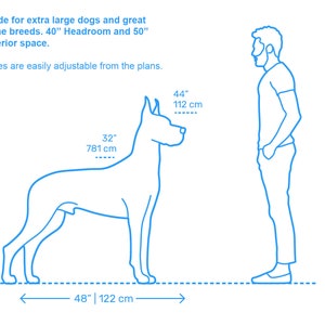 XL Dog Kennel DIY Build Plans Large Great Dane Crate Digital PDF image 7