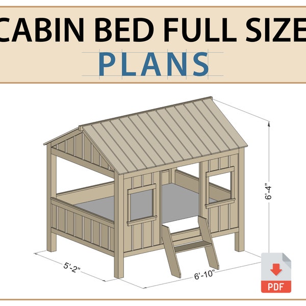 Piani fai da te per il letto a soppalco per bambini - Istruzioni per la costruzione della struttura del letto a grandezza naturale