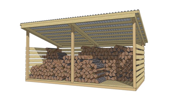 How to Build Your Own Firewood Shed - At Charlotte's House