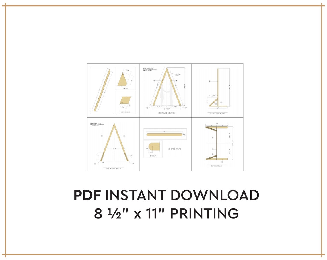 Triangle Wedding Arbor DIY Plans PDF Backyard Trellis and - Etsy