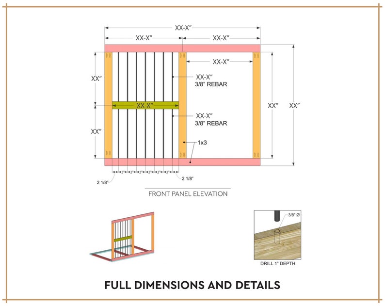 XL Dog Kennel DIY Build Plans Large Great Dane Crate Digital PDF image 4