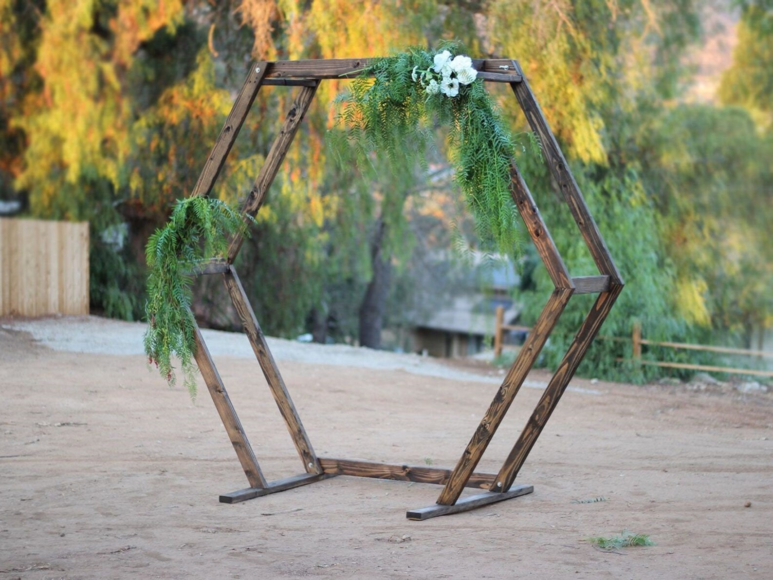 Portable Hexagon Wedding Arbor DIY Plans PDF Collapsible Etsy UK