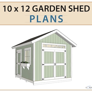 10x12 Garden Shed Plans and Build Guide | DIY Woodworking Instructions