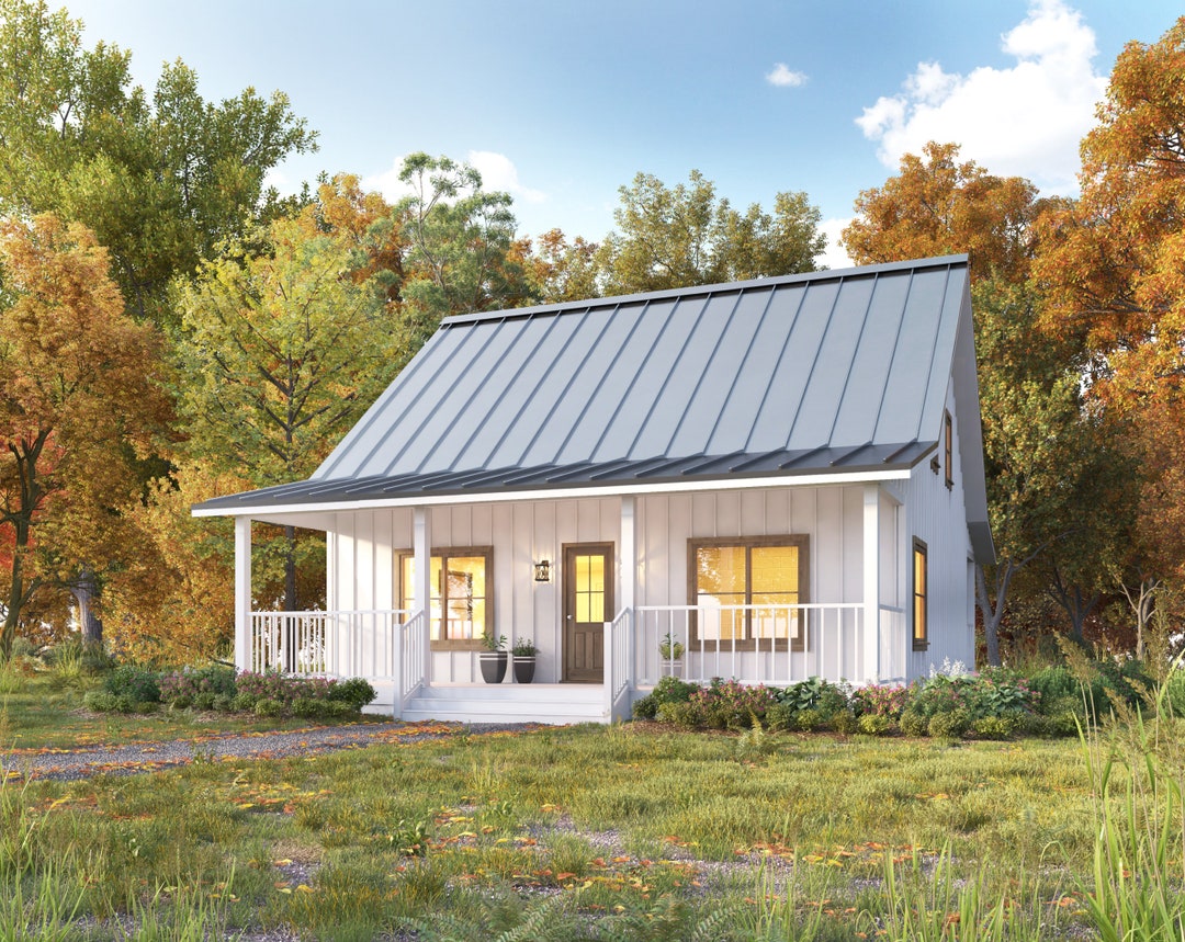 32 X 32 Alpine Cabin W Full Loft Architectural Etsy 32 X 32 Alpine Cabin W Full Loft Architectural Etsy