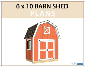 6x10 Barn Shed Plans
