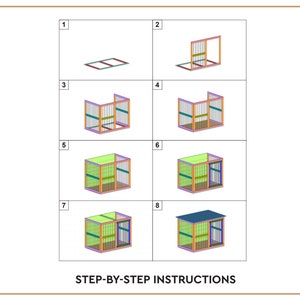 XL Dog Kennel DIY Build Plans Large Great Dane Crate Digital PDF image 5