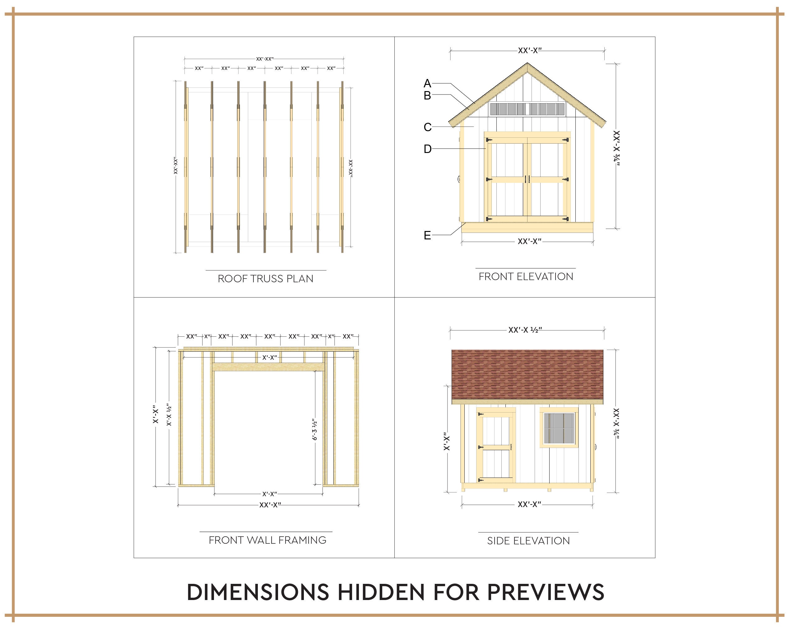 12x10 Garden Shed Plans and Build Guide | DIY Woodworking Instructions
