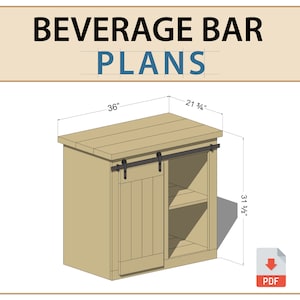 ドリンクバー / コーヒーバー / ワインバーの DIY プラン PDF
