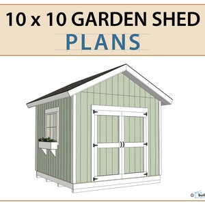 10x10 Garden Shed Plans and Build Guide | DIY Woodworking Instructions