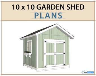 10x10 Garden Shed Plans and Build Guide | DIY Woodworking Instructions