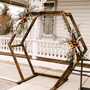 DIY Hexagon Wedding Arch Plans - Etsy