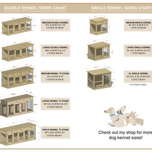 XL Dog Kennel DIY Build Plans Large Great Dane Crate Digital PDF image 8
