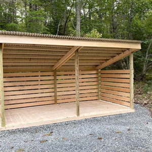 Build a firewood shelter new arrivals