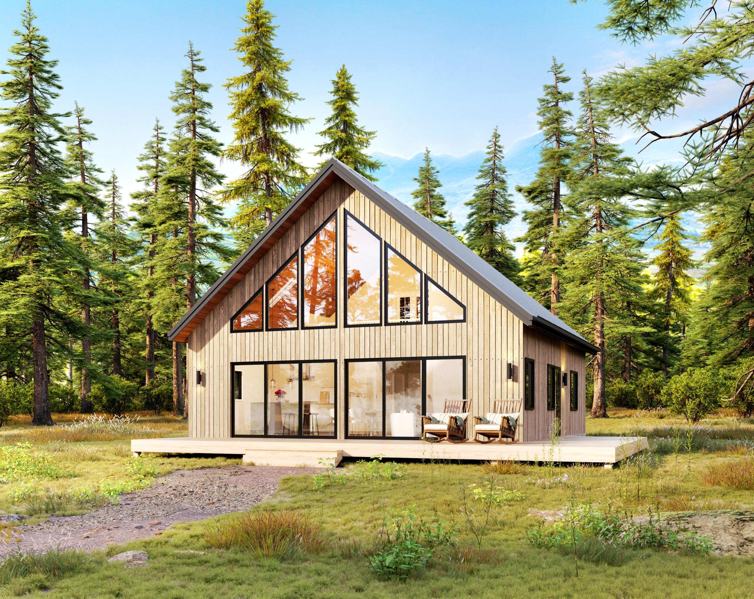 Illustration of Modern Off The Grid Apartment Recognizes Design