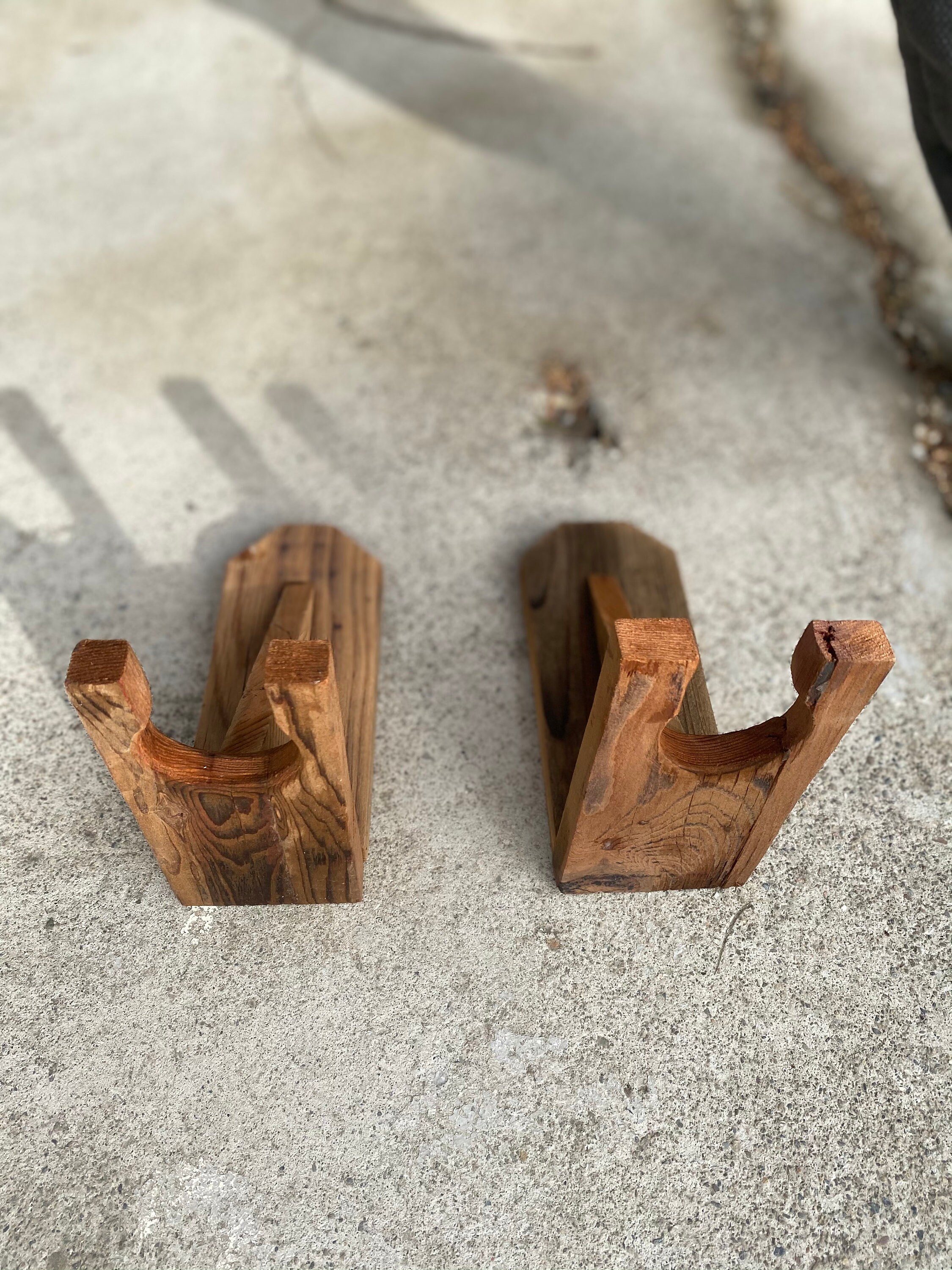 Reclaimed Wood Guitar Wall Hangers wood guitar hanger guitar Etsy