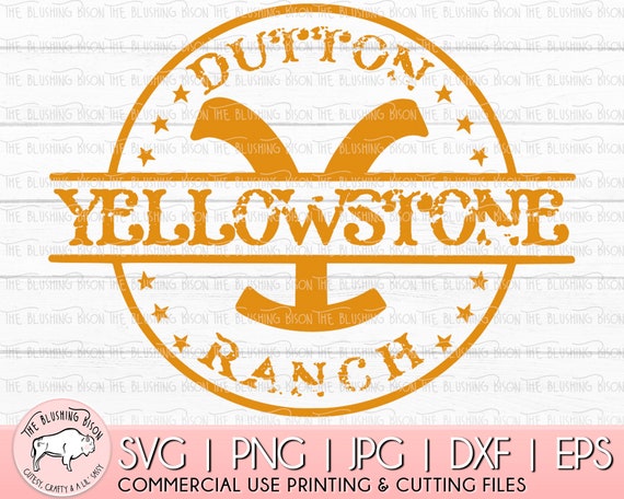 Yellowstone Dutton Ranch SVG File Dutton Ranch svg | Etsy