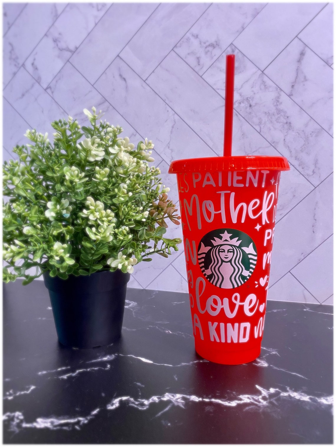 Starbucks cold drinks tumbler Etsy