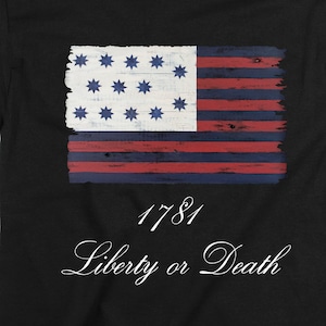 Battle of GUILFORD COURTHOUSE FLAG/T-Shirt/1781/Philip Marc/Unisex/Short Sleeve/North Carolina/Sons of Liberty/Battle Flag T-Shirt/Flag