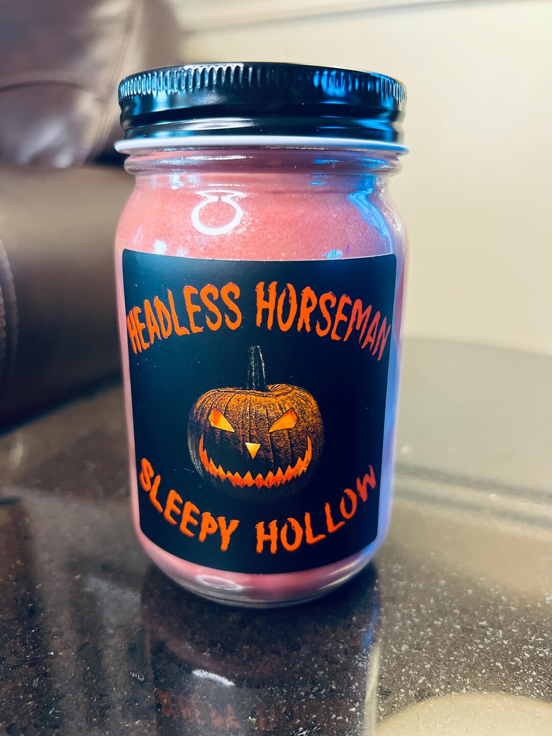 HEADLESS HORSEMAN Sleepy Hollow Fall Candle/cedar & Saffron Candle ...