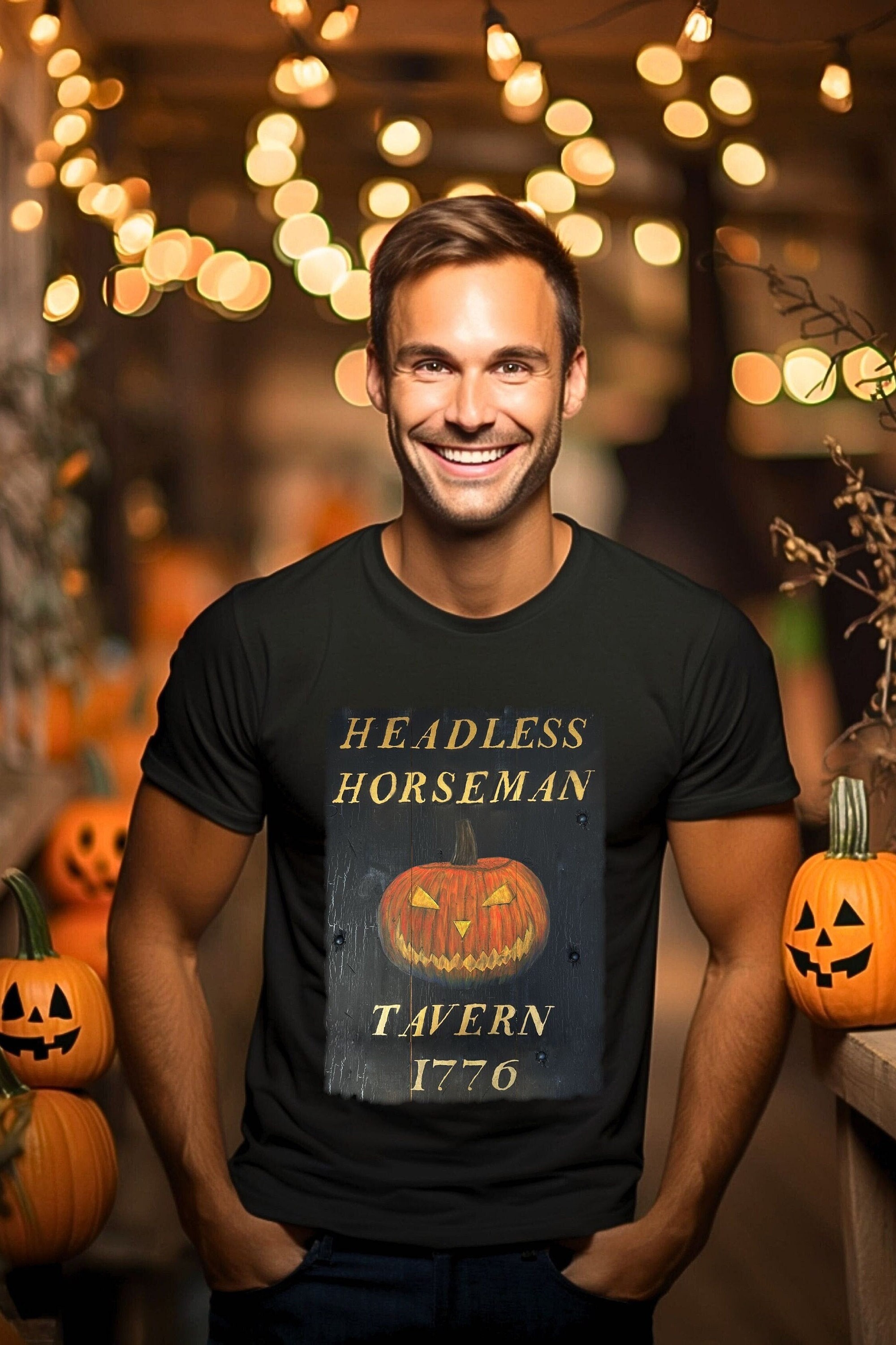 HEADLESS HORSEMAN TAVERN Shirt/headless Horseman Tavern Sign/halloween ...
