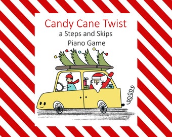 Candy Cane Twist Piano Game