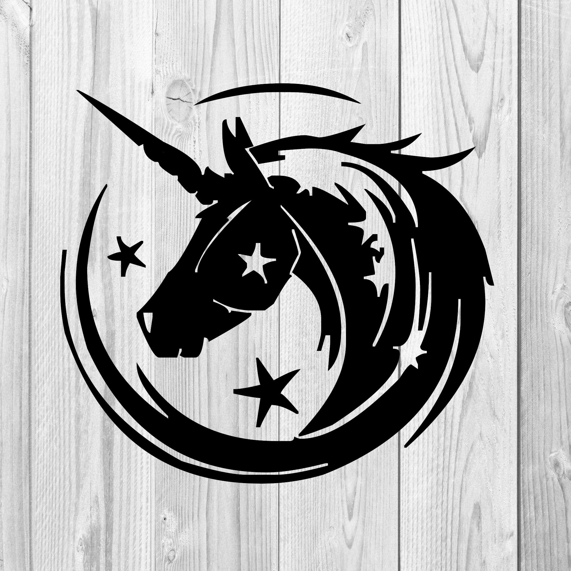 Custom Decal Unicorn Sticker Unicorn Decal Vinyl Decal Etsy