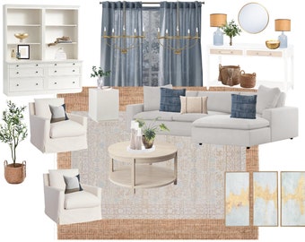 Interior Design Living Room - Etsy