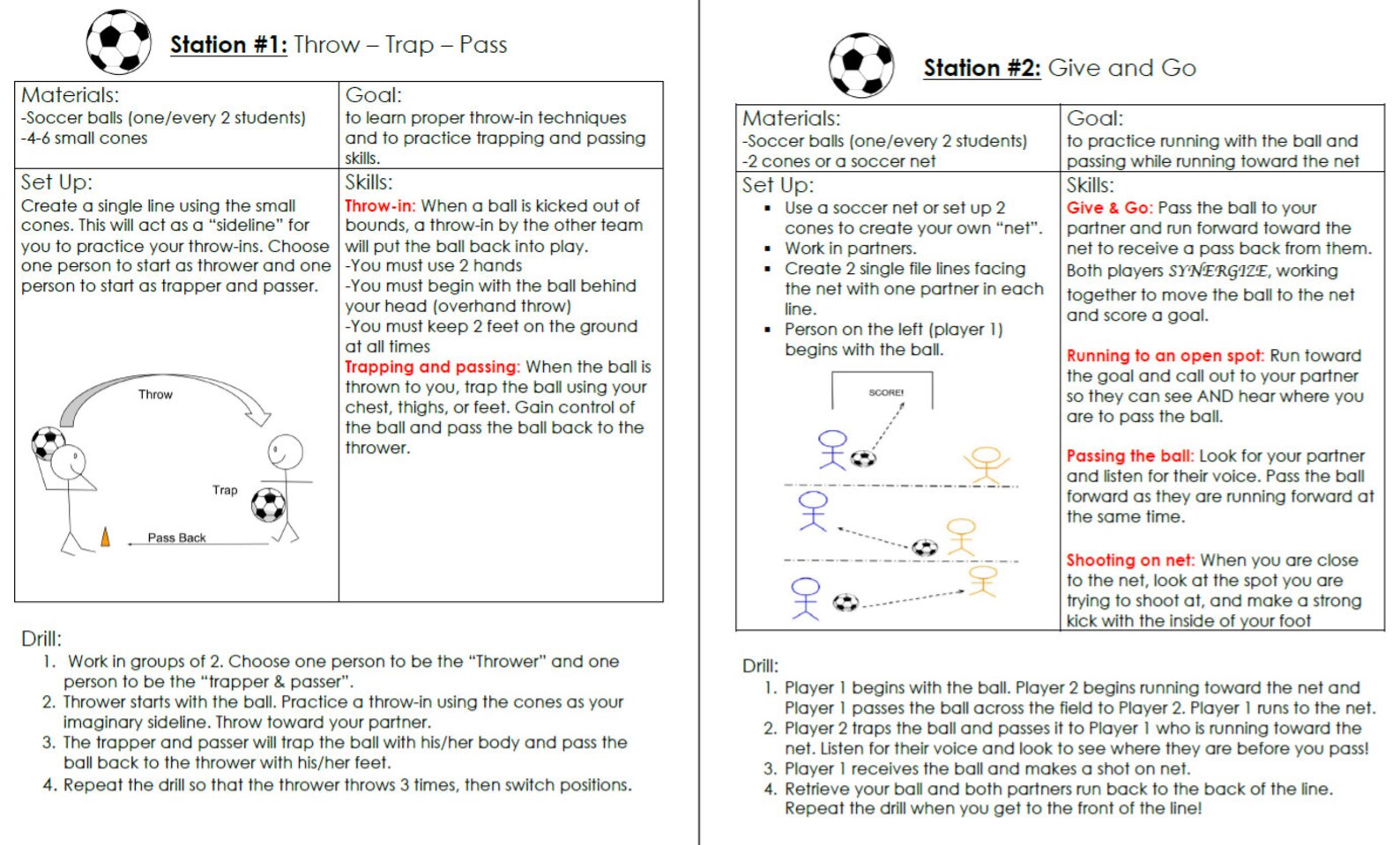 Soccer Drills and Lesson Plan Etsy