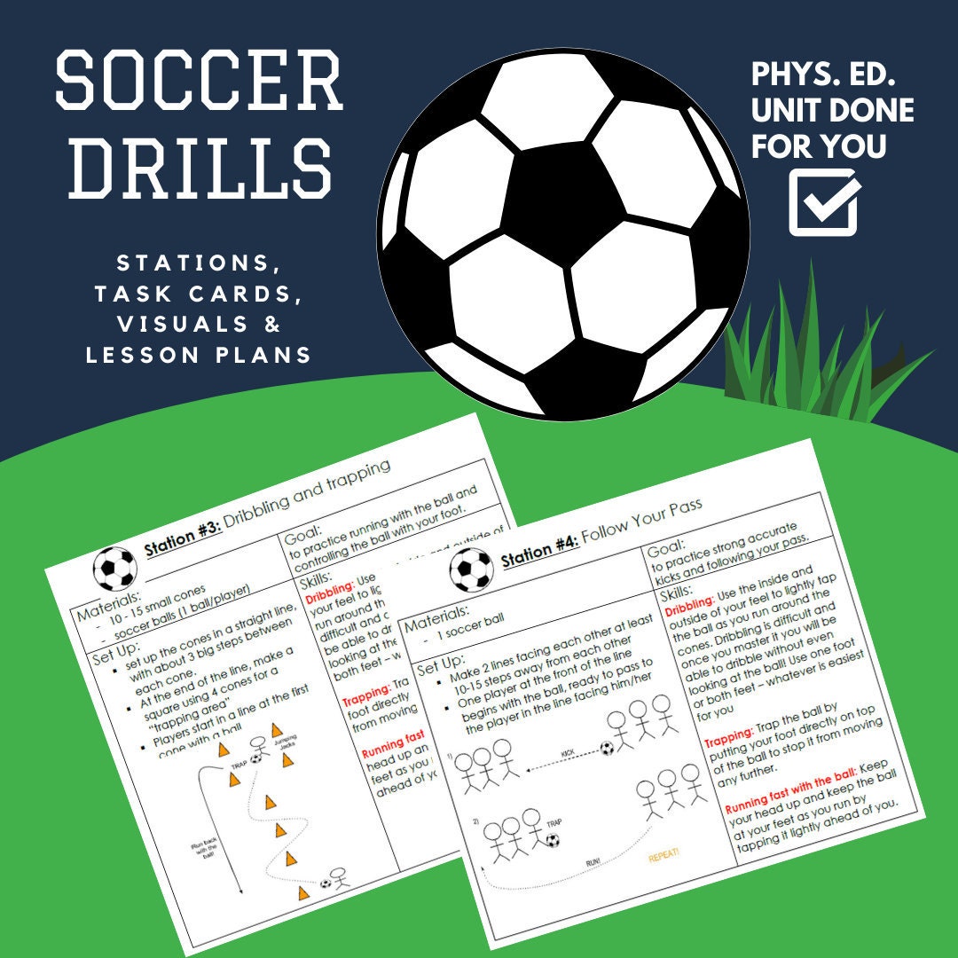Soccer Drills and Lesson Plan Etsy