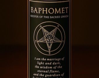 Świeca dewocyjna Baphomet: Rytuał świętego zjednoczenia, mieszanka ziołowa