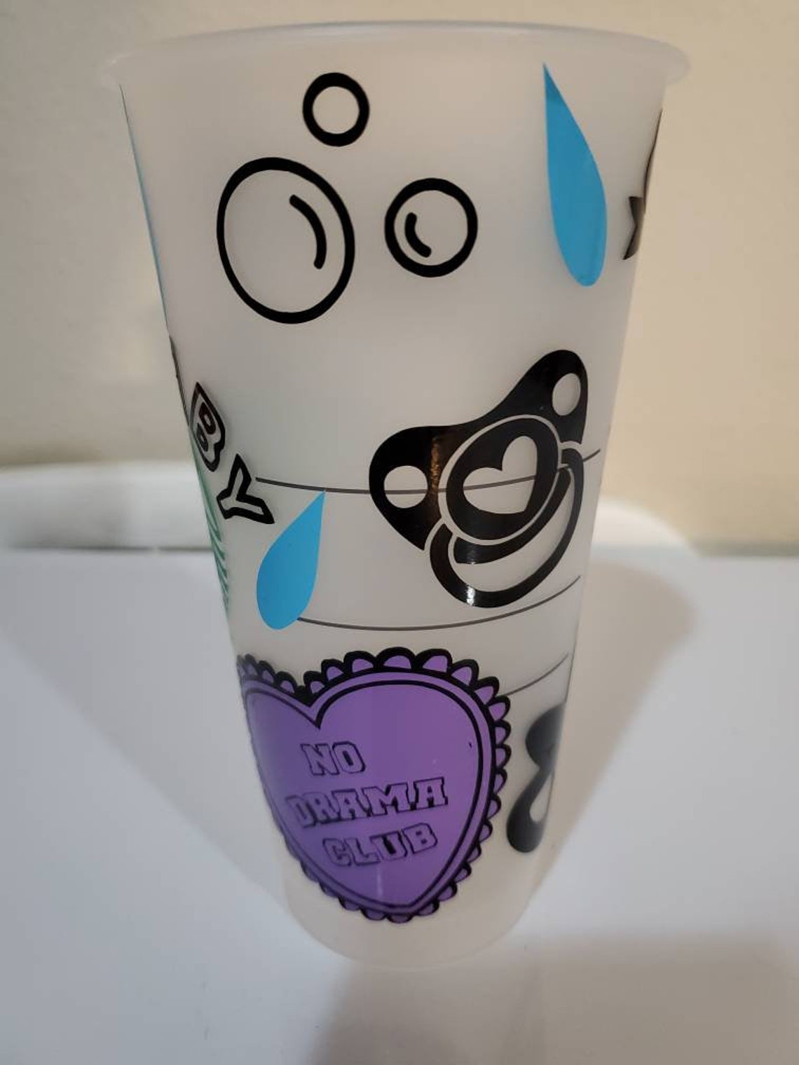 Cry Baby Custom Starbucks cups Etsy