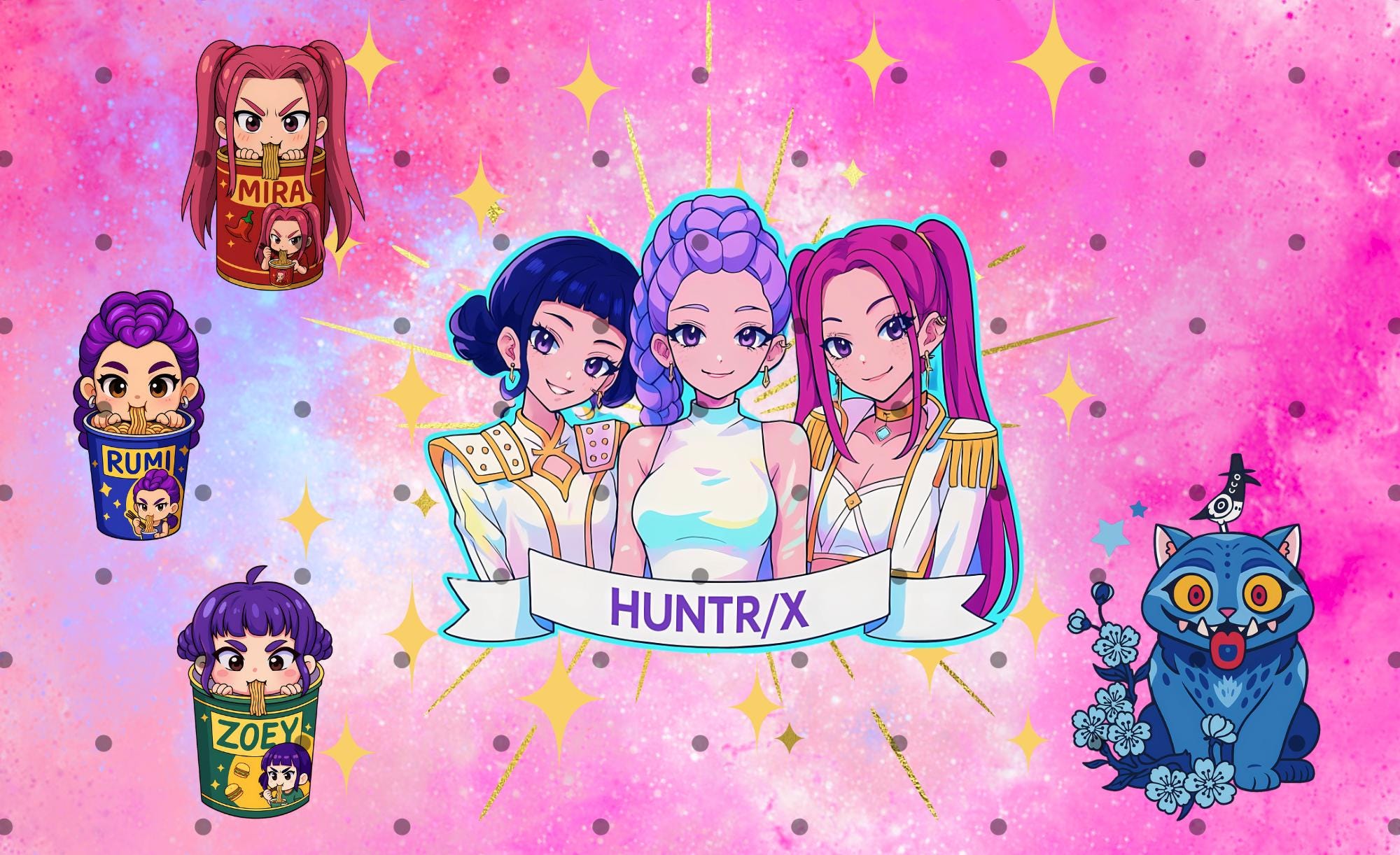 Kpop Demon Hunters 12オンス昇華デザイン、ウォーターボトル12オンス