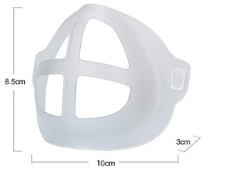 Silicone 3D Face mask Bracket 10 pcs