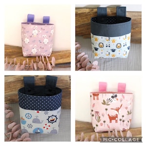 Lenkertasche Laufradtasche Fahrradtasche Dreirad Roller Puppenwagen Puky Utensilo Junge Mädchen Kinder Wal Löwe Reh Eule