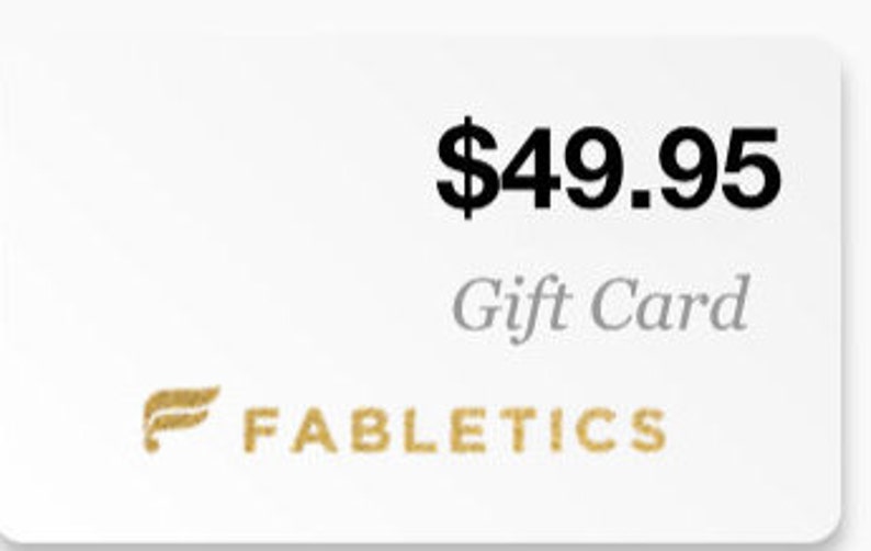 Fabletics gift cards store credit 49.95 