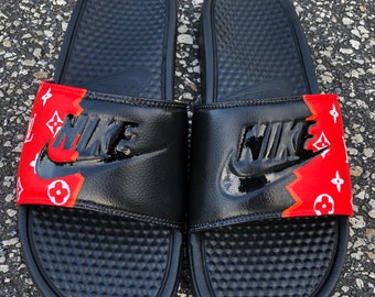 louis vuitton nike slides