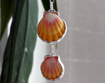 Dangling Hawaiian Sunrise Shell Pendant