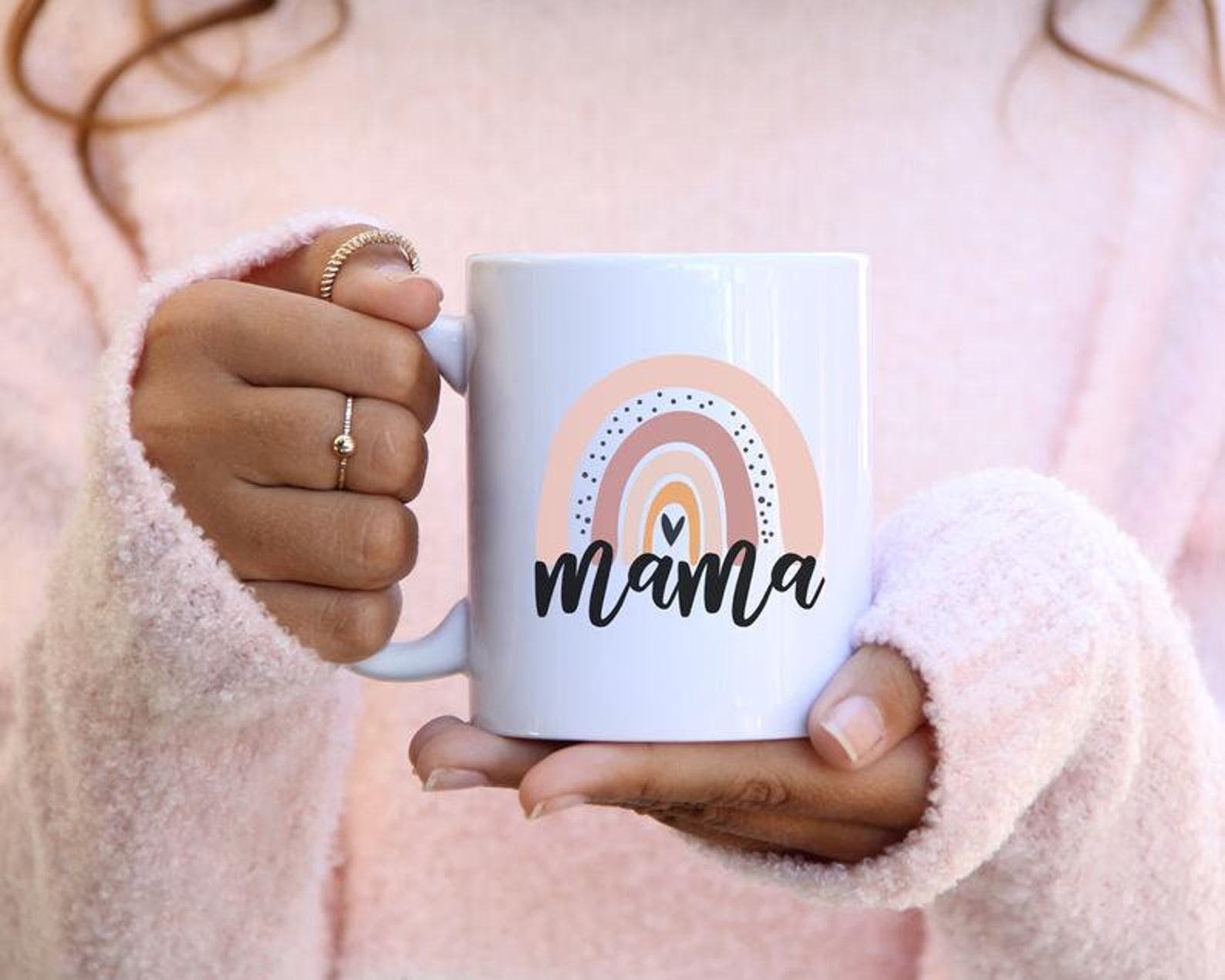 Rainbow Mama Mug / Mother's Day Mug / Mom Mug / Gift for Etsy