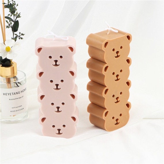 NEW SCENTS Teddy Bear Candle, Baby Bear Candles, Baby Shower Candle, Shower  Favor Candles, Soy Wax Scented, Candle for Baby Room 