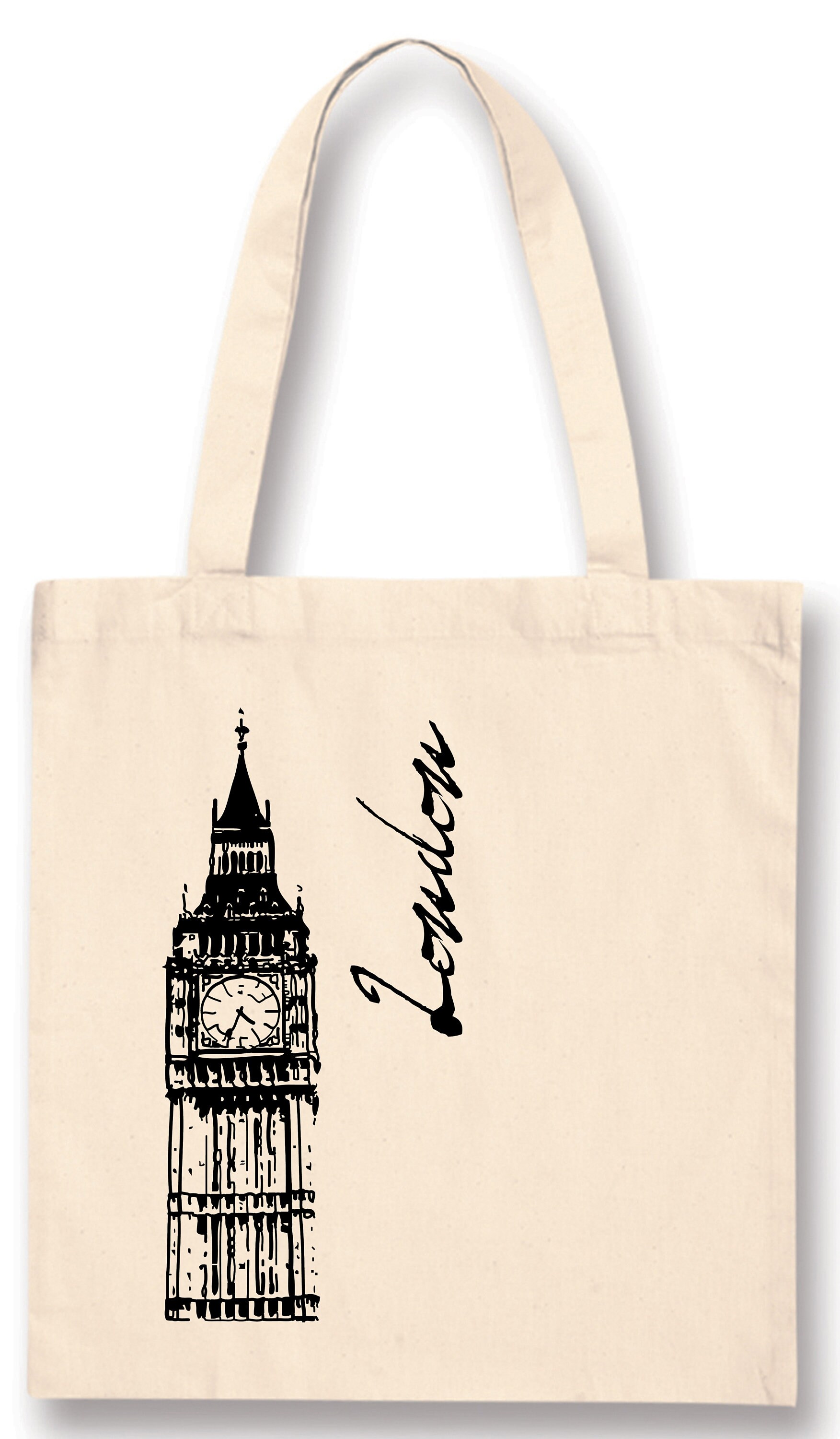 London, Clock Tower, Canvas Tote Bag, Shopping Bag, Mother