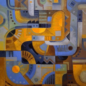 October sunshine, Original Oil Painting, Original Canvas Art, Fine Art, Living Room Wall Art