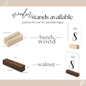 NOT FOR PURCHASE | these wooden stands are only to add to sign orders