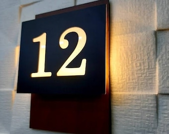 Wooden Number Box - Etsy