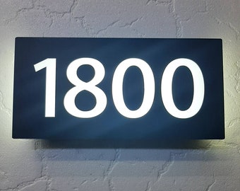 FORYEE Plaques Numérotées De Maison - Numéros D'adresse De Porte 3D - Apparence Flottante Pour Appartement, Boîte Aux Lettres, Chambre D'hôtel, Maison ( Numéro 0 Doré