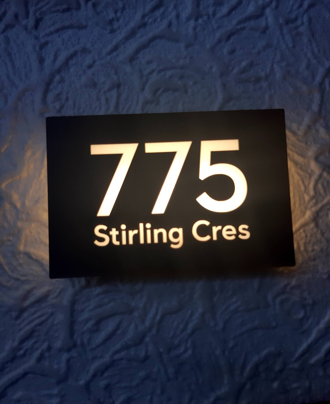 Can Be Customized Light Box Door Number, Illuminated Door Number, Light ...