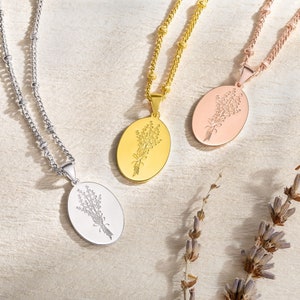 Lavender scented shop necklace