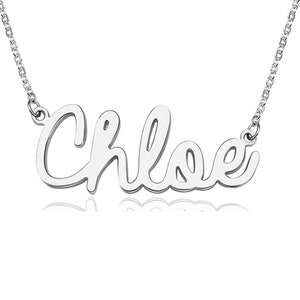 Name Necklace Personalized Silver Custom Necklace with Name Customized Jewelry Gift for Women