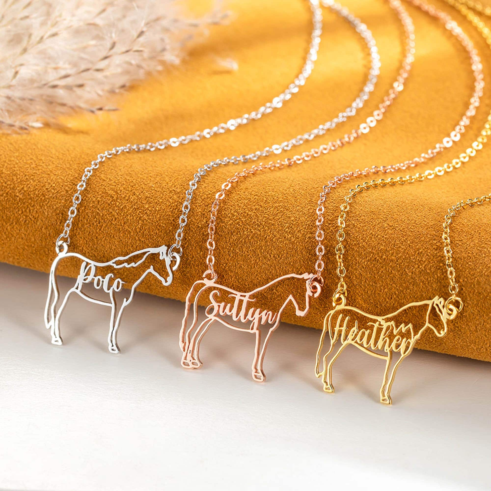 LIKEYO Horse Necklace for Girls - S925 Sterling Silver Horse Necklace,  Horse Gifts for Girls 10-12, Horse Jewelry for Women, Girls Horse necklace  for