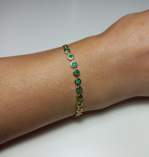 Emerald Necklace & Bracelet & Earring & Anklet | Bonjouk Studio – Bonjouk  Studio